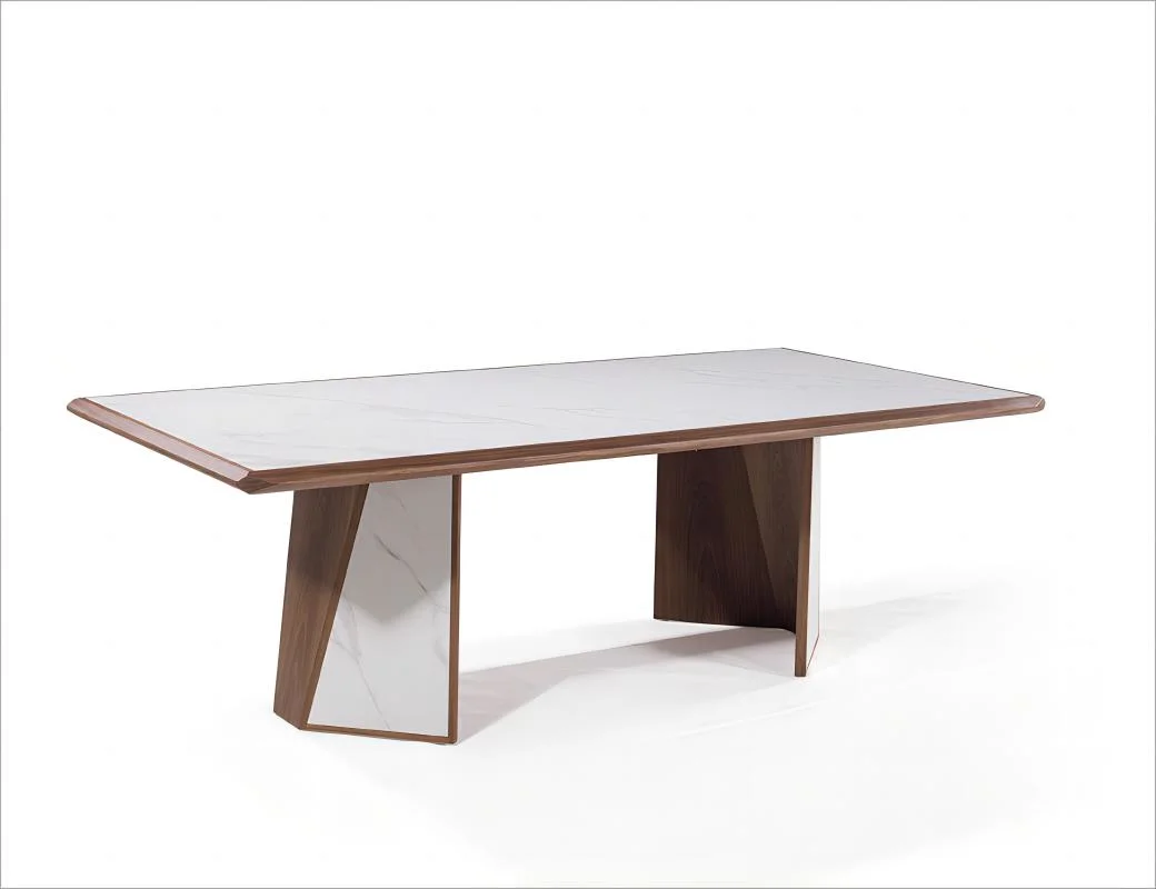 Современный дизайн Уайт Фо Мрамл обеденный стол 2400*1200*H750mm
