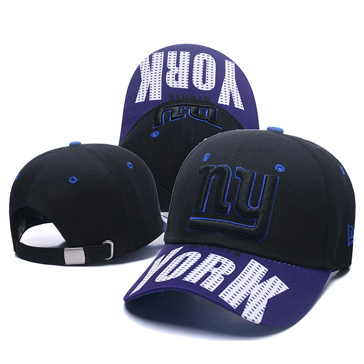 Venta caliente equipado logotipo impreso 6 Panel Tapa Snapback