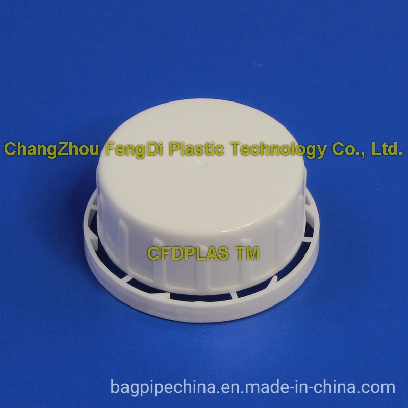 40mm Long Skirt Tamper Evident Cap with Wadded Seal for Hematology Reagent Bottles