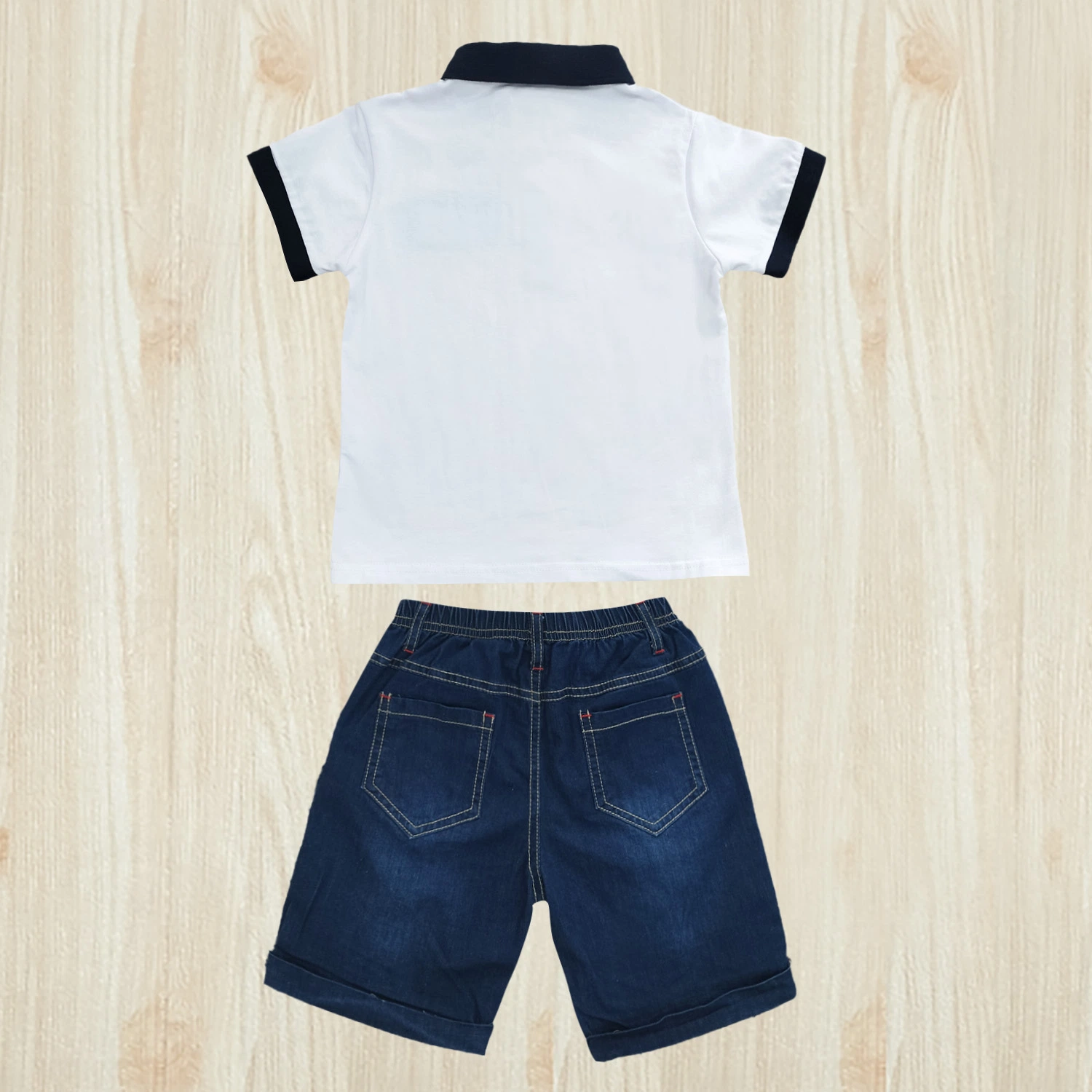 Summer Cotton Suit Short Sleeve Polo Shirt New in 2020 Children