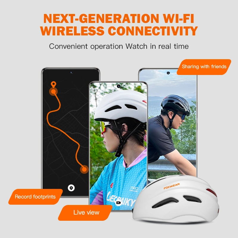 Bike Safety Helmet Camera Multi Applications Motorcycle Mountain Bicycle Scooter