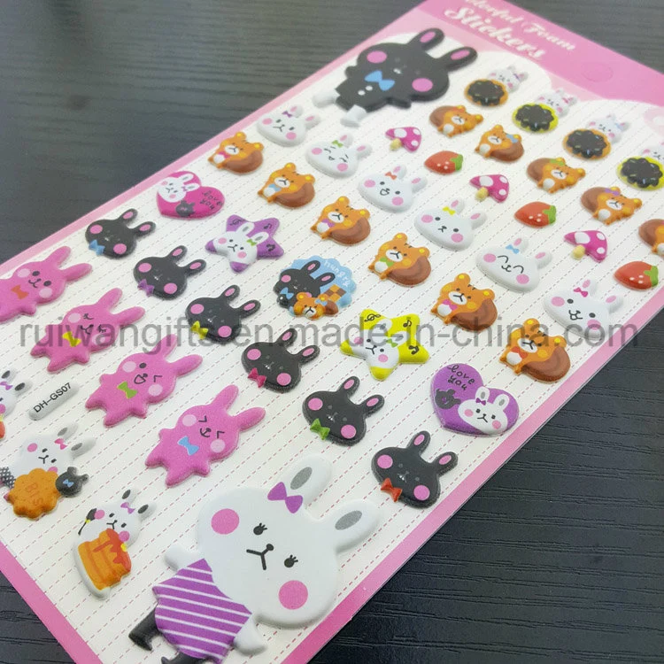 Wholesale/Supplier Animal Designs EVA Foam Sticker Sheet for Kids Play