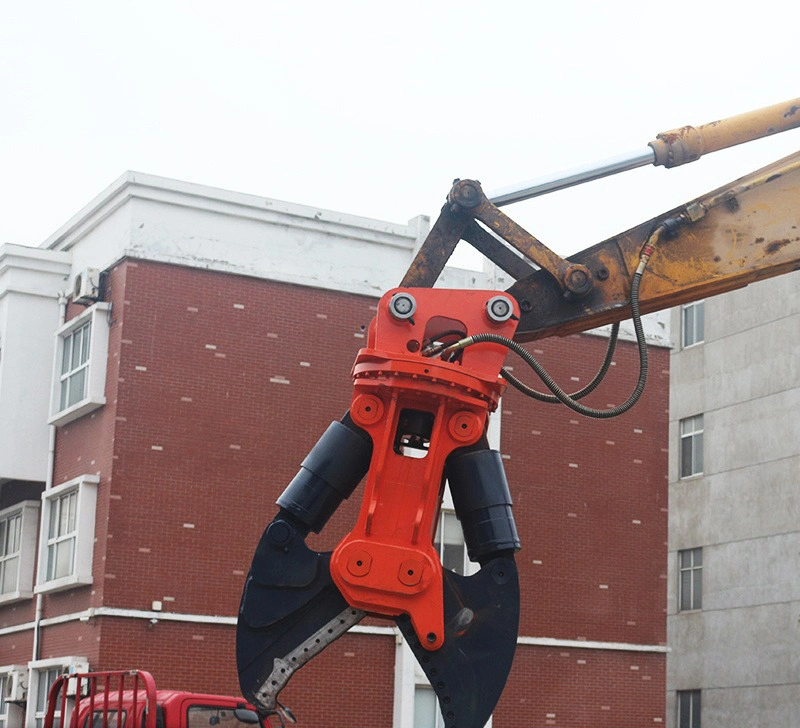 Double Cylinder Hydraulic Pulverizer Suitable Wide Variety Excavator Shear