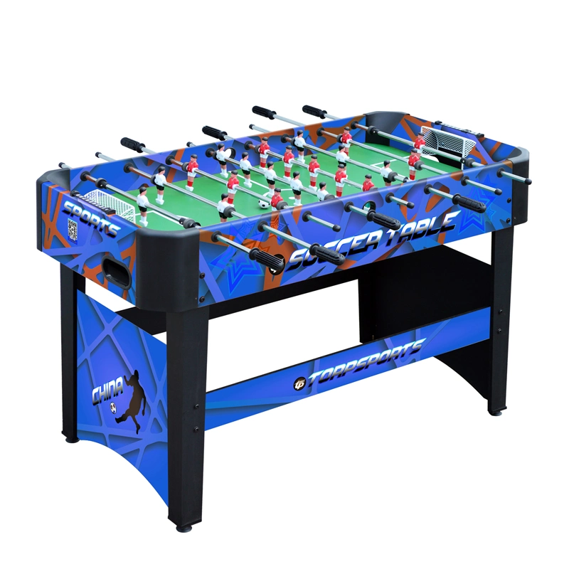 48" Mesa de Fútbol futbolín Mesa de niños Juegos de Mesa con Azul Gráfico en color