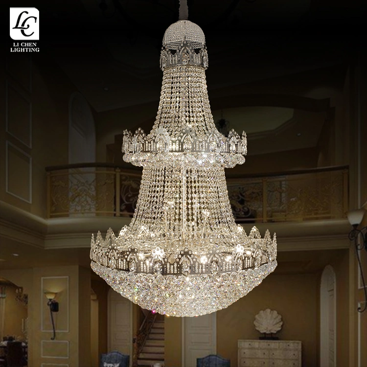 Indoor Decoration for Villa Showroom Hotel Lobby Luxury Crystal LED Chandelier