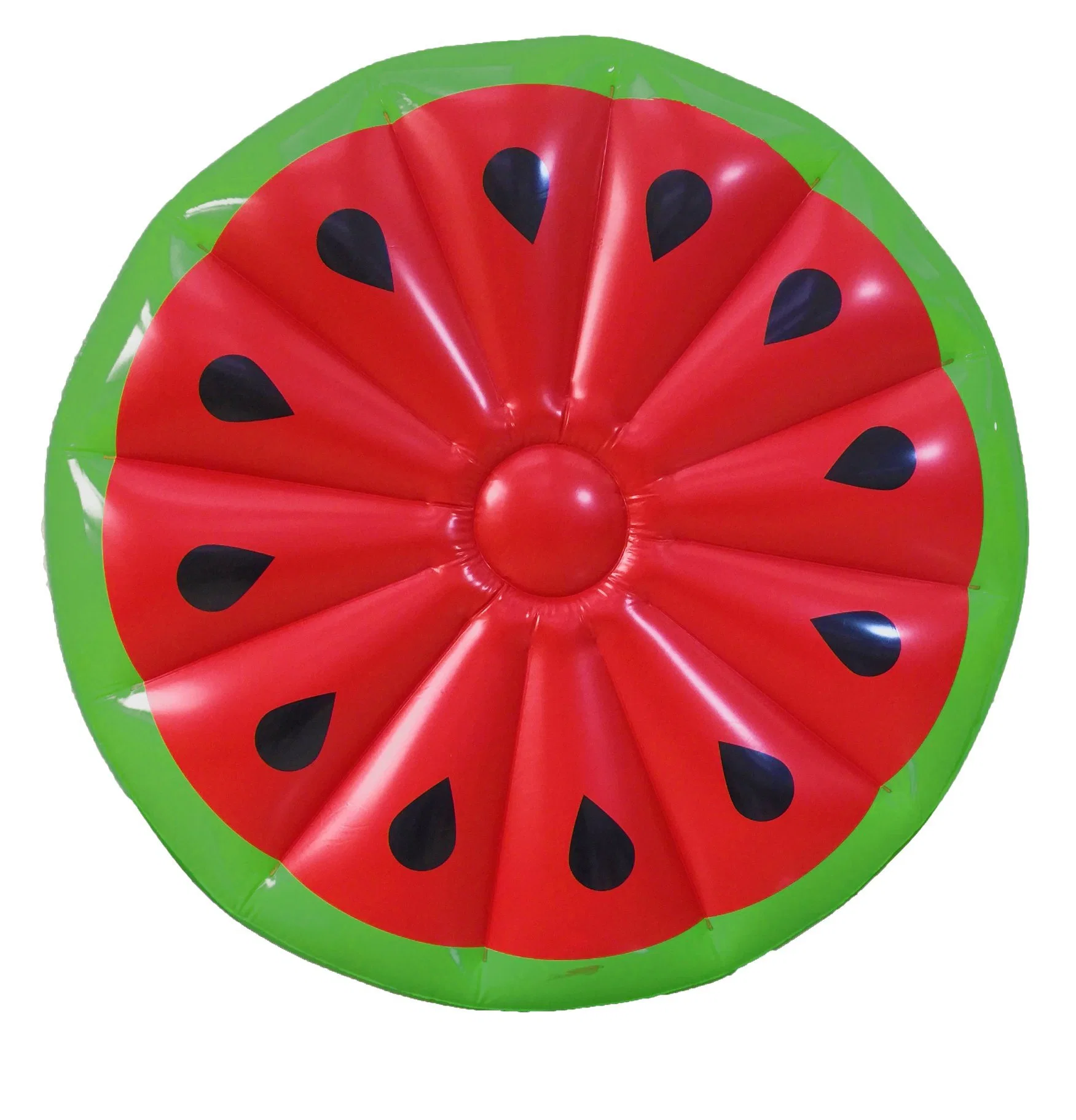 Jeu extérieur personnalisé Round Watermelon Slice Inflatable Toy Pool Float Pour adultes