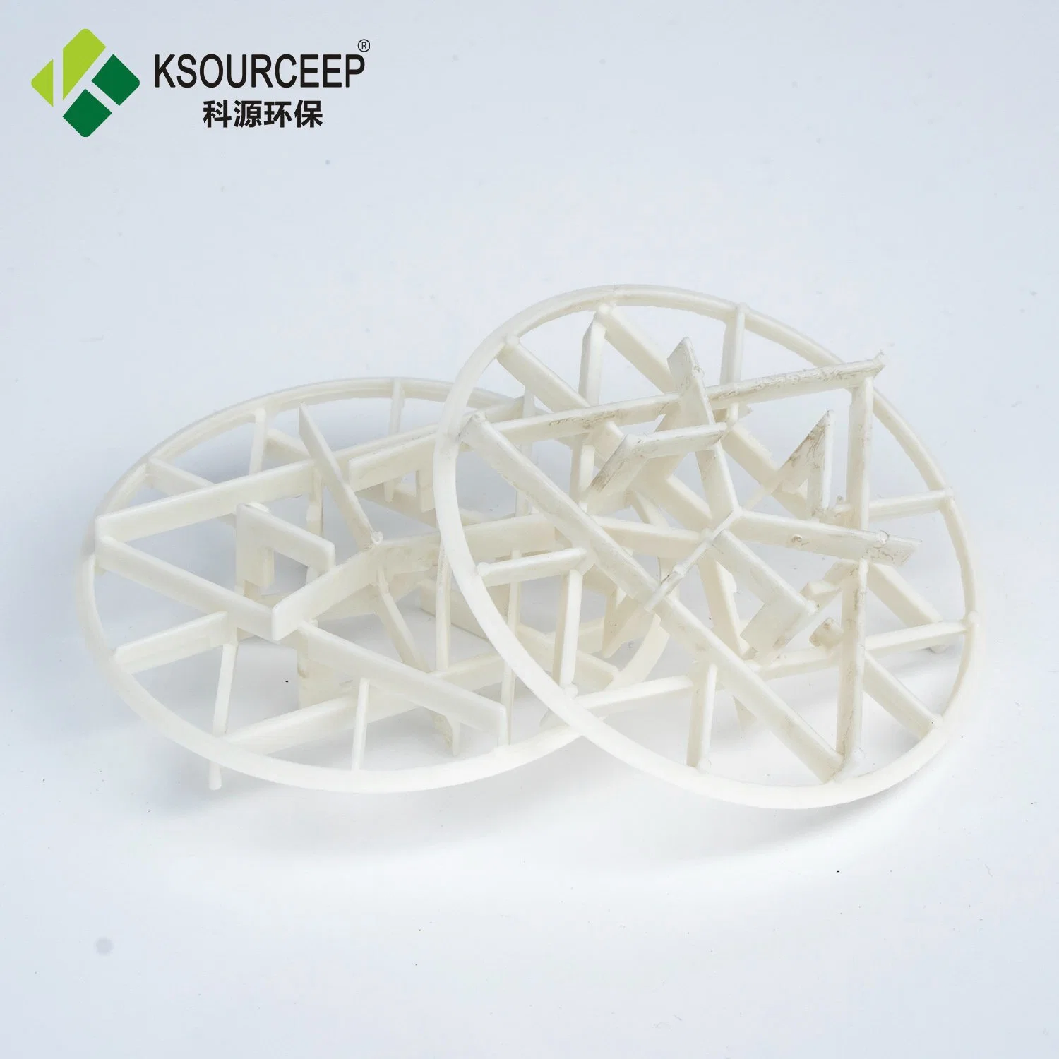 PP Rpp PVC CPVC PVDF Plastic Intalox Snowflake Ring for Random Packing