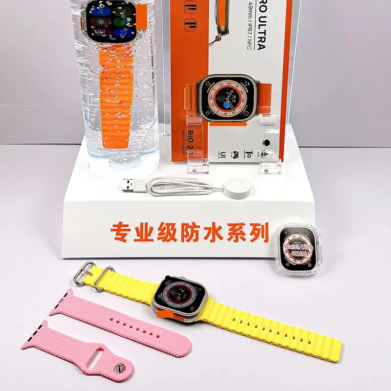 S10 PRO Ultra 2.1" Smartwatch - Waterproof, Wireless Charging