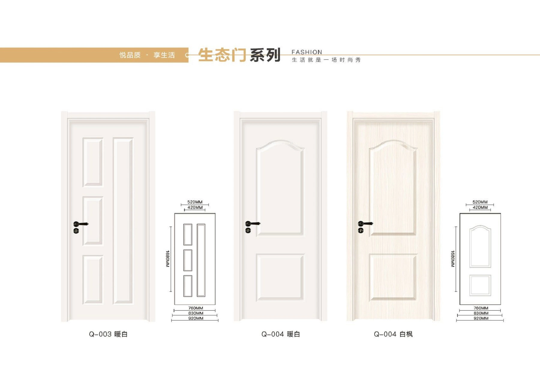 Eco-Friendly WPC Door Skin and Door Sheet