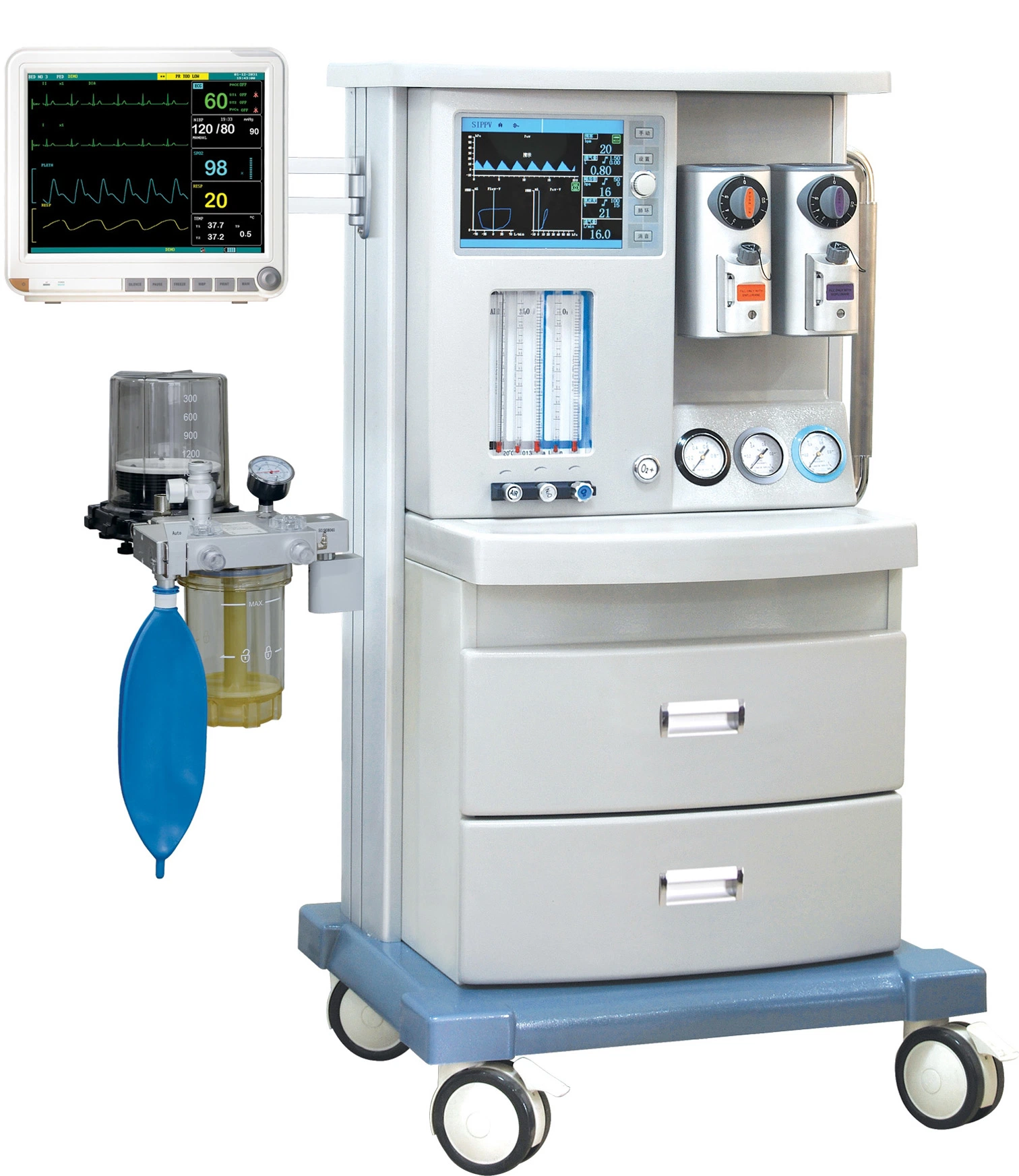 Puao Jinling 850 High-End Hospital ICU Surgical Anesthesia Machine