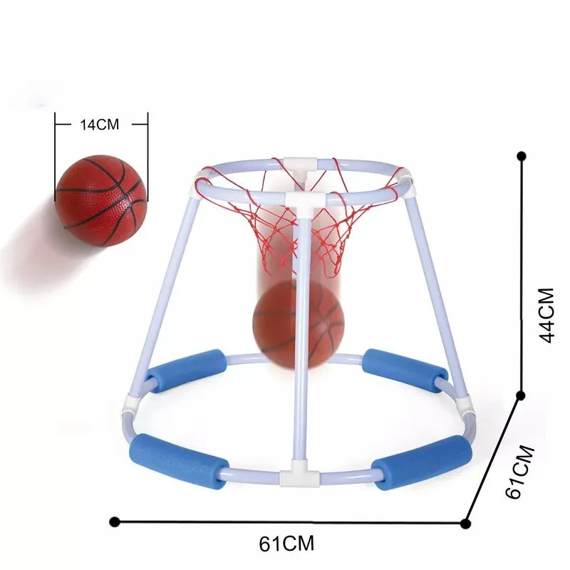 Basquete jogo de desporto natação águas flutuante de basquete exterior brinquedo para Piscina de água infláveis Basquete Jogo de arcos