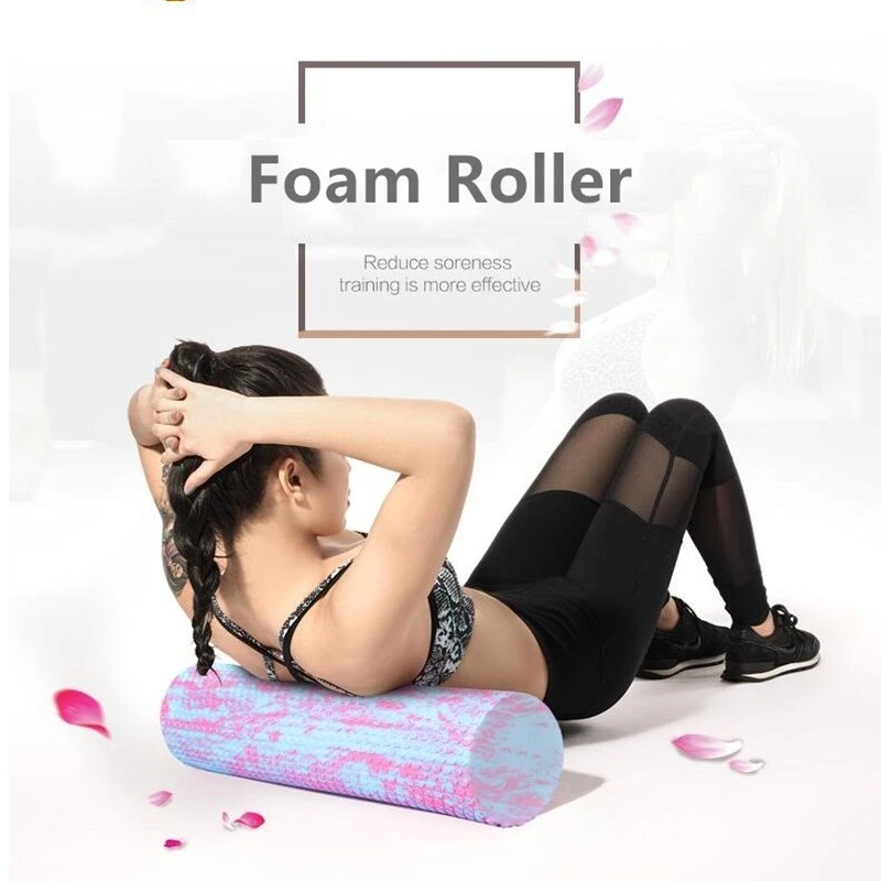 Gym Fitness Yoga Foam Roller Peanut Ball Set Pilates Block Peanut Massage Roller Ball