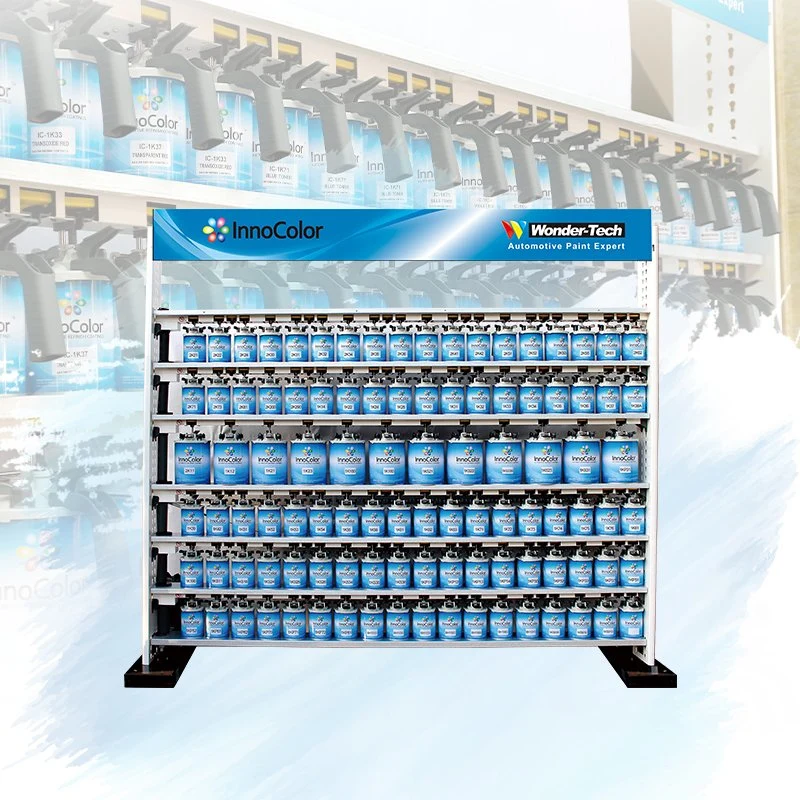 Fórmula de verniz acrílico Innocolor pintura de automóveis do Sistema Médio grosseiros de sistema de mistura metálico prateado Preço de cores