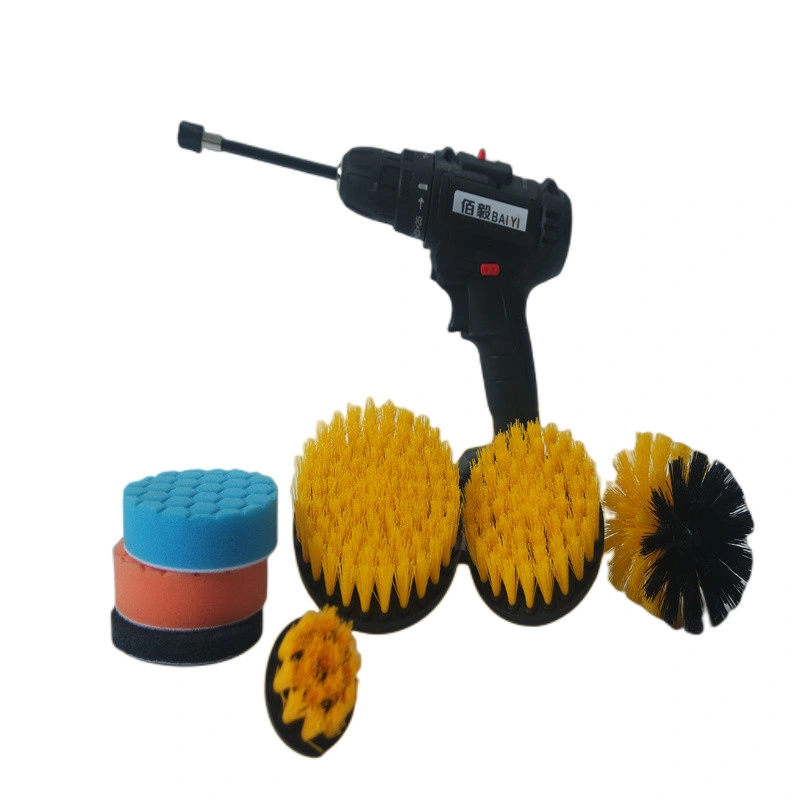 Taladrar el Kit de Scrub Brush Cepillo de perforación de la lechada con Extender matorrales