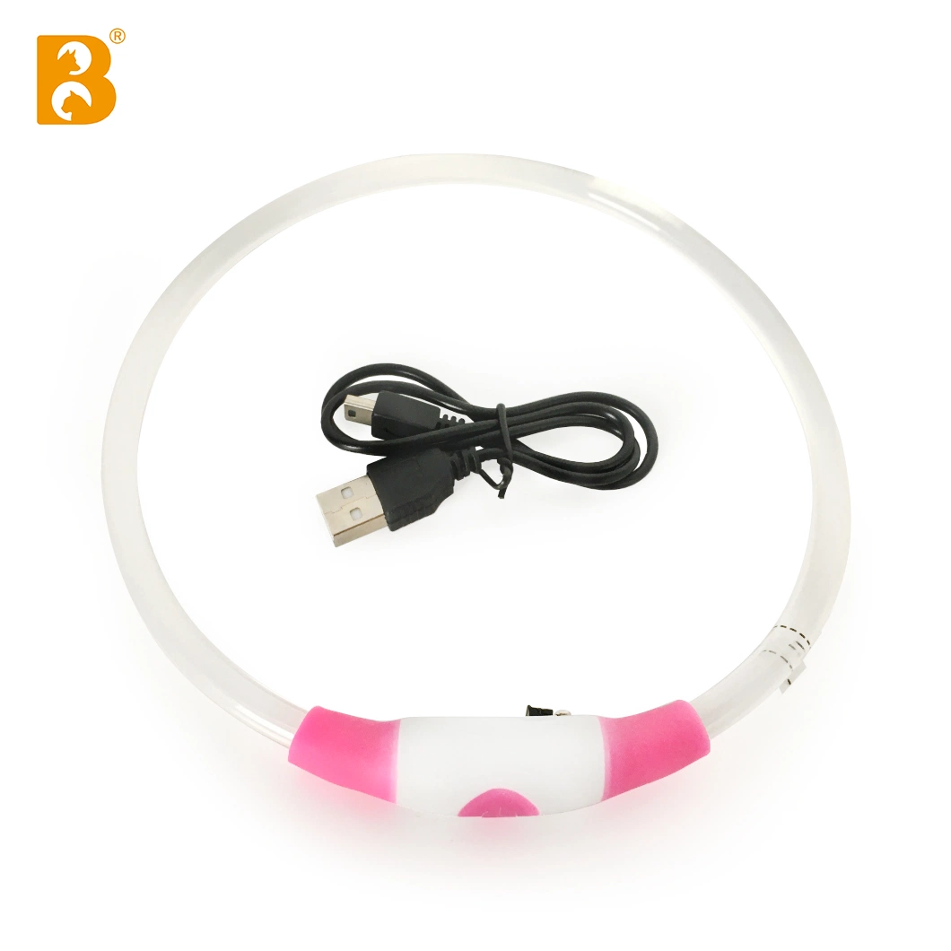 Batterie rechargeable USB Light up Collier pour chien collier LED