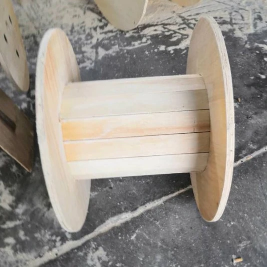 630mm Flange Sturdy Wooden Cable Drum Timber/ Plywood Material Custom- Design Drum Cable Reel