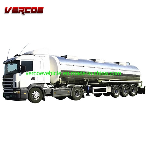 New Big Capacity 3.5ton 55000 30000L 38000 11000 40000 Tractor 33000 35000 Large 45000 Liters Gallon Multi Tractor Stainless Steel Fuel Tank Semi Trailer