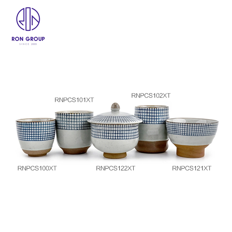 Promotional Price of Japanese High Temperature Porcelain Line High Foot Teacup