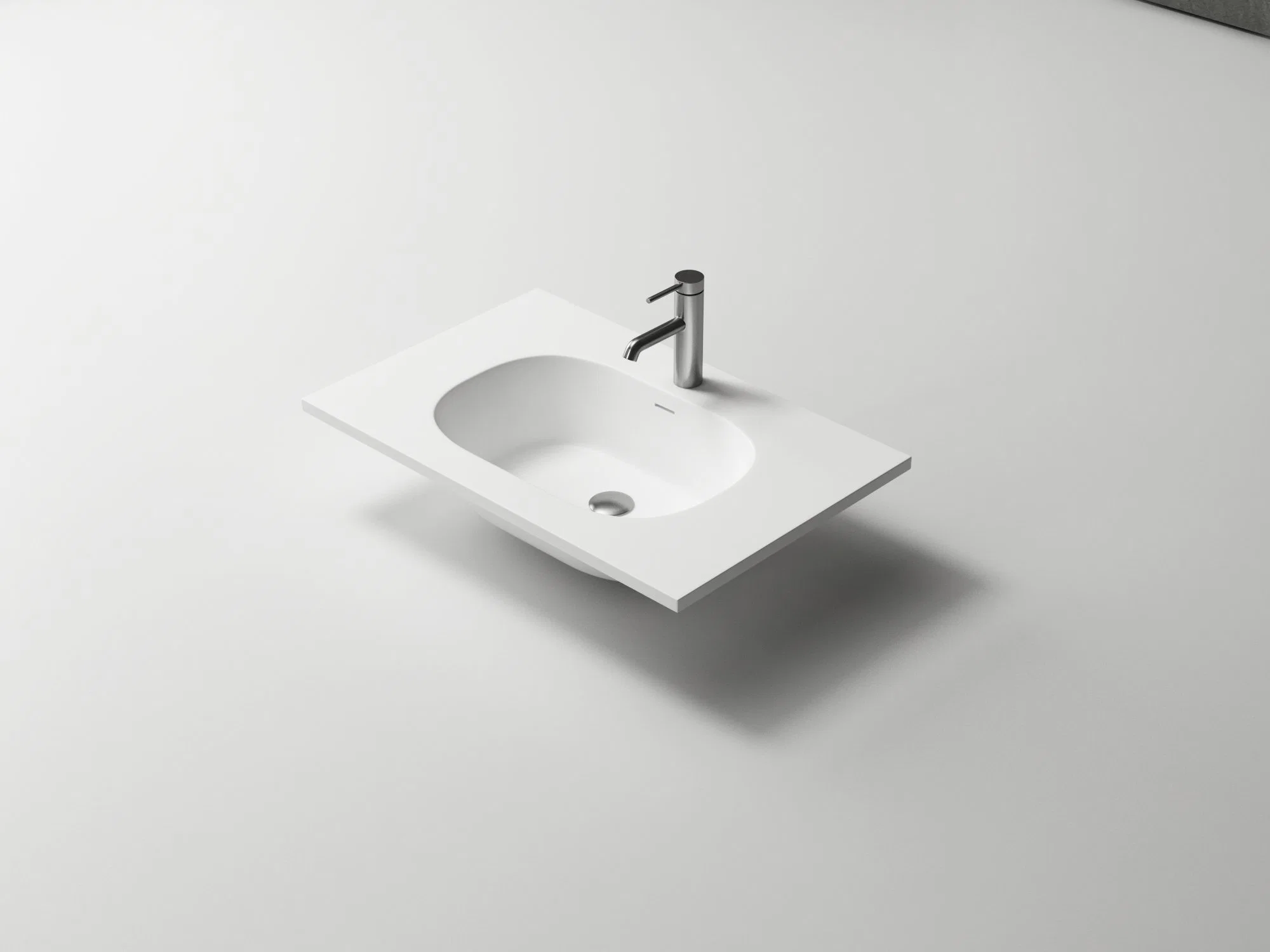 Bathroom Solid Surface Countertop Wash Sink Washbasin