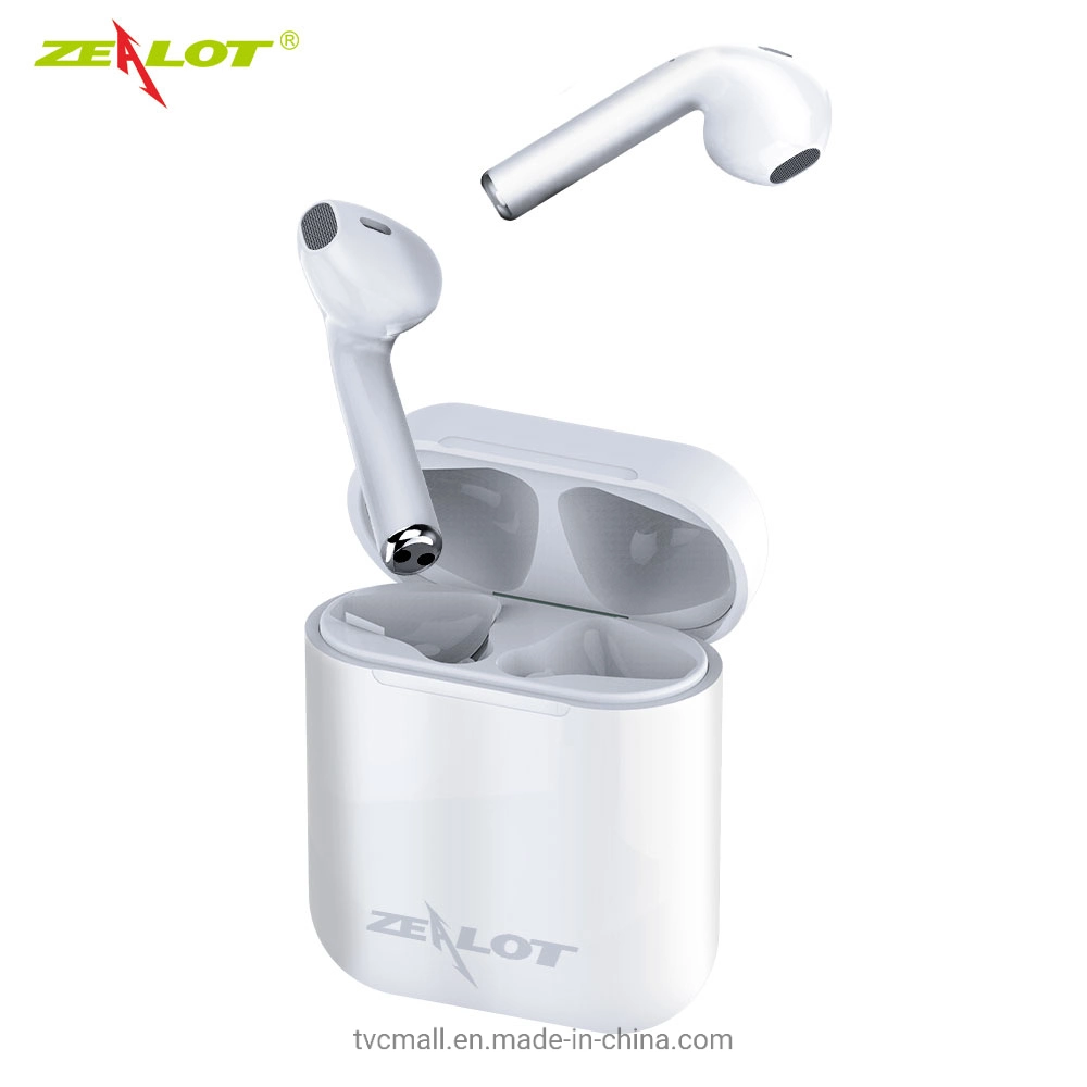 Zealot H20 Tws Bluetooth 5.0 Wireless Music Earphones Hands-Free Calling Headset with Charging Bin