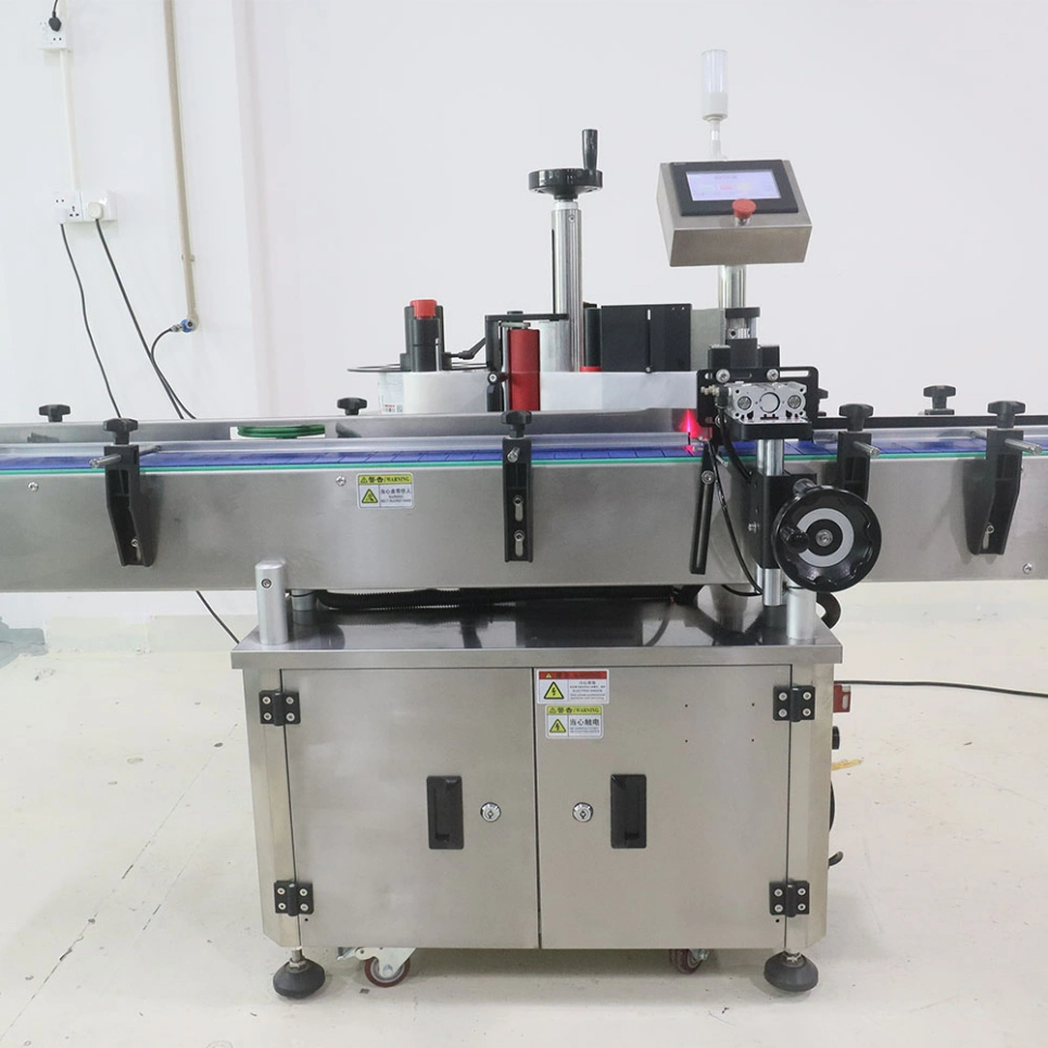 Automatic Label Applicator Machine Labellers with 1mm Accuracy Multi Sides Wrap Around Bottle Labeling Machine