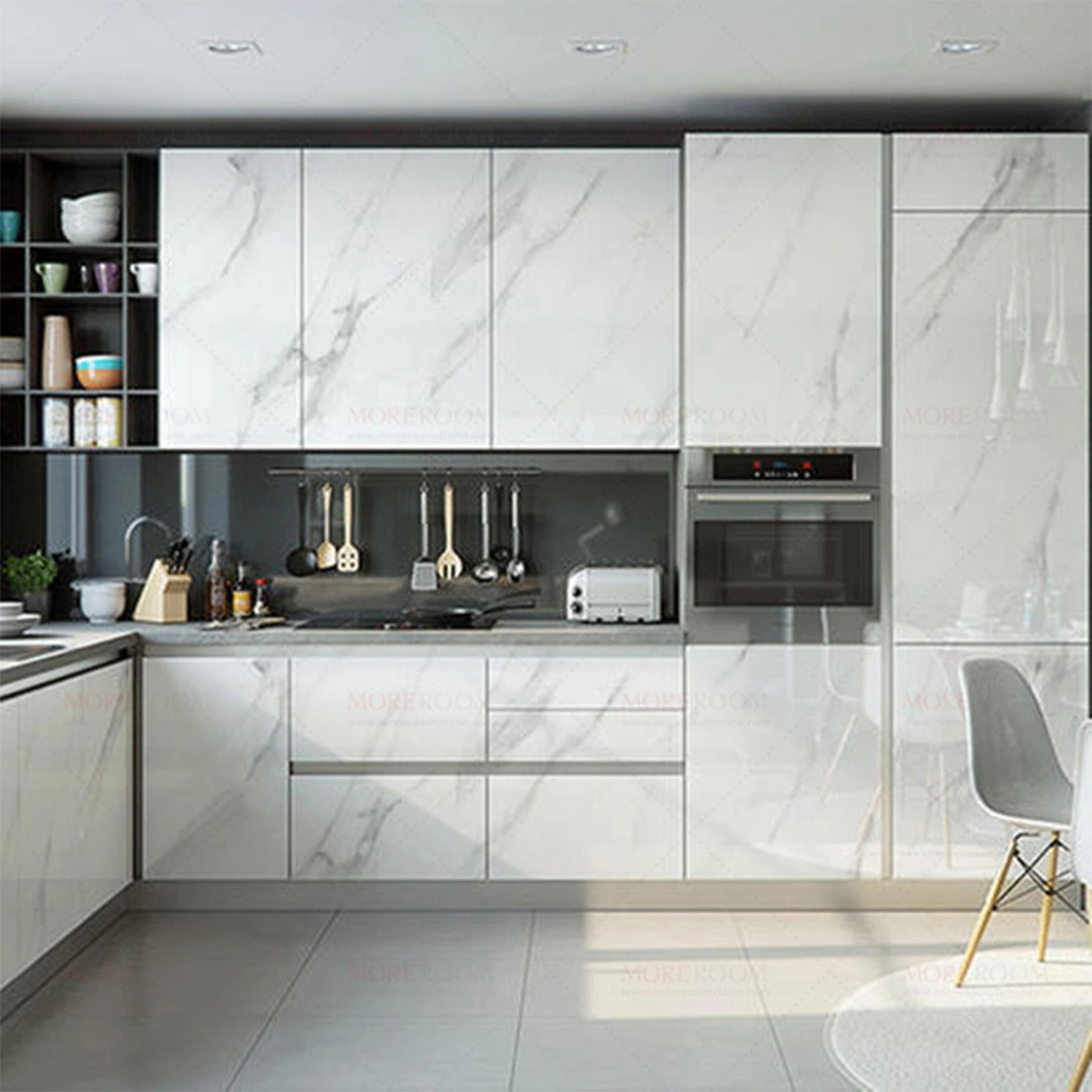 Taula 2023 Hot Sell Modern Design Kitchen Space High quality/High cost performance  Marble Sintered Stone Cabinets