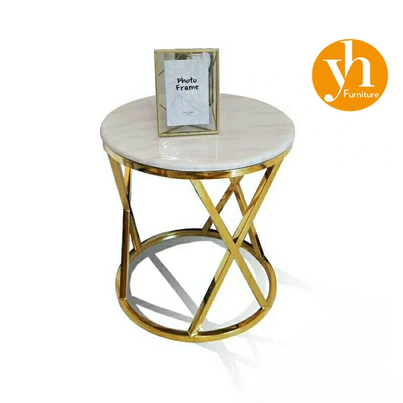 Cross Frame X Marble Table Wholesale/Supplier Market Chinese Outdoor Hotel Office Modern Home Living Room Furniture