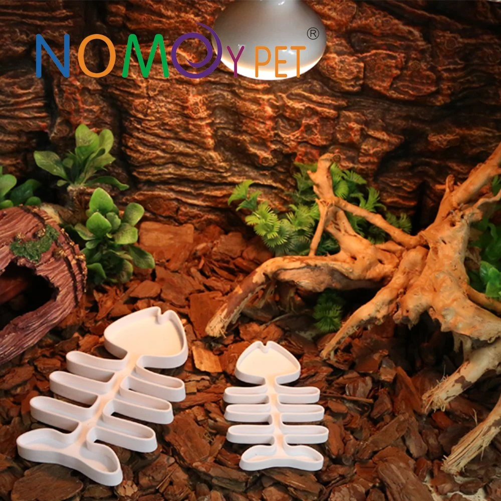 Nomoy Pet Factory Direct Sale Creative Design Fish Bone Dish for Reptile Nw-17 Nw-18