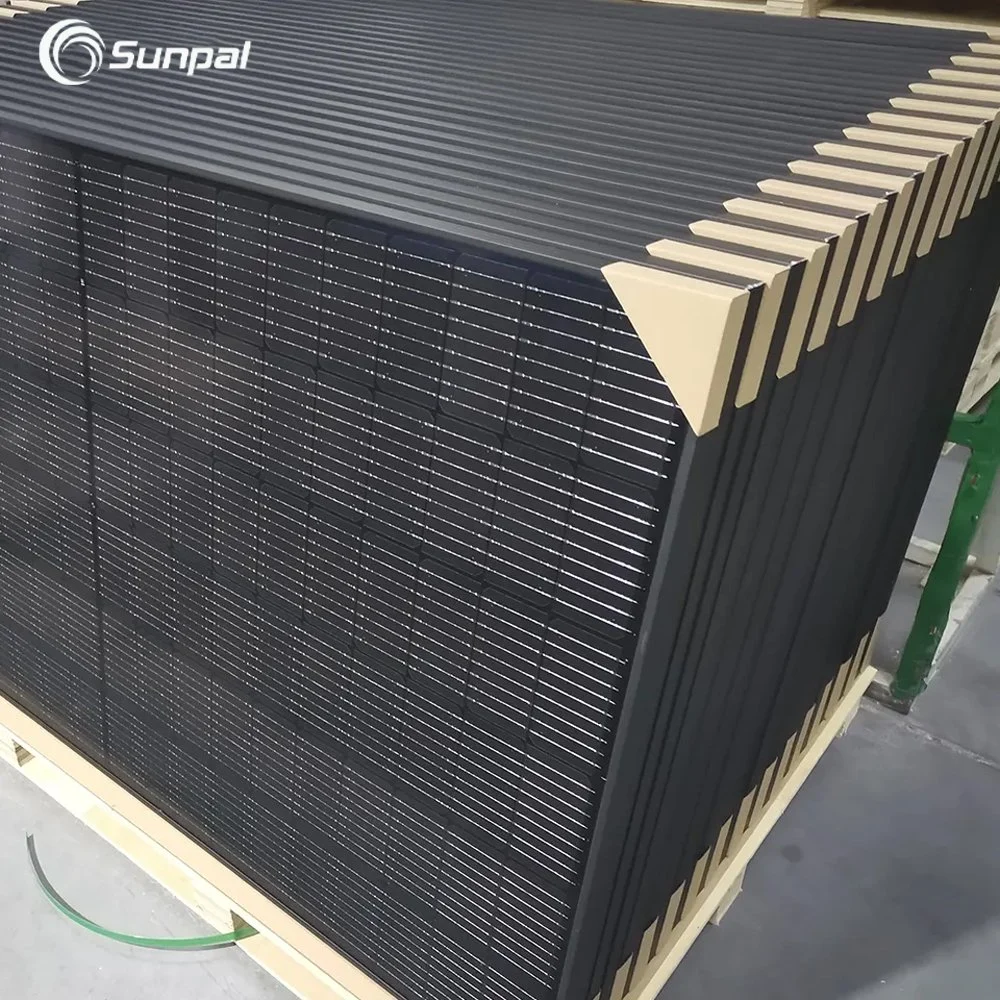 Sunpal Germany Stock All Black povtic Panel 405W 410W 415 واط ألواح الطاقة الشمسية المتجددة