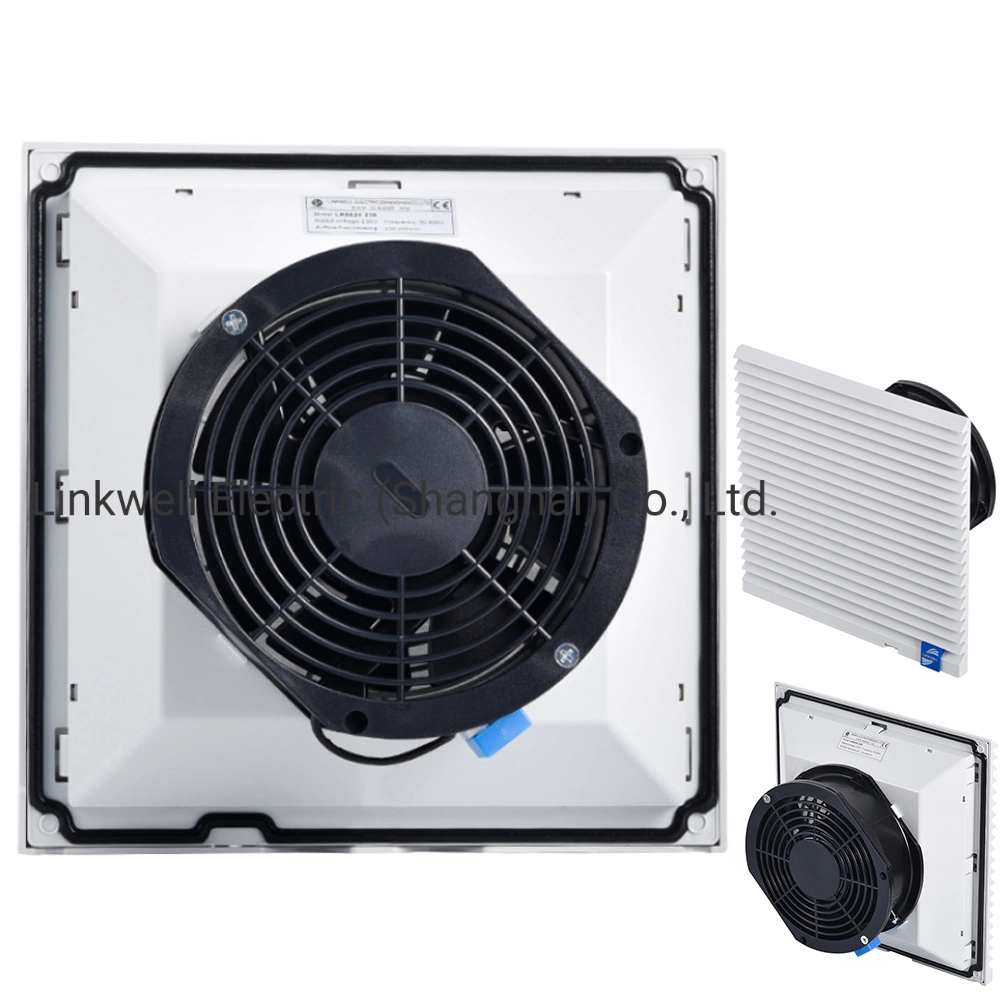 Factory Directly AC Fan Cooling Cabinet Electrical Panel Exhaust Fan with Filter