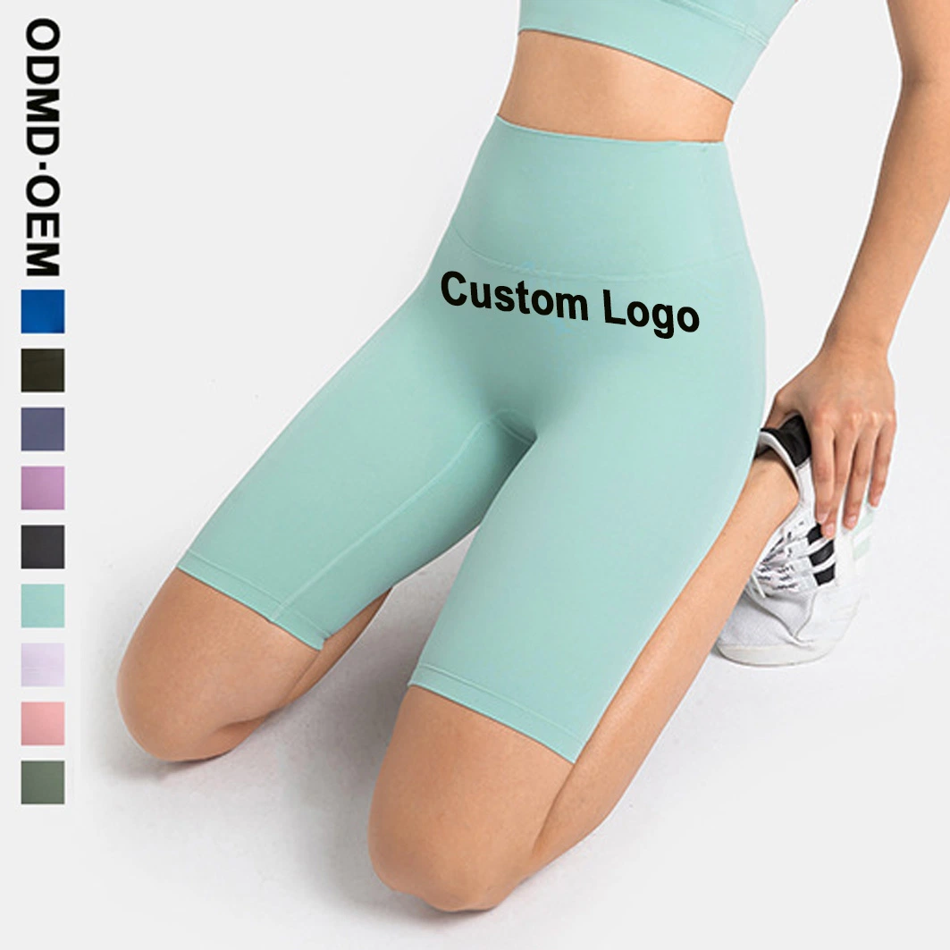 Wholesale Sweat Suits Sport Shorts Female Fitness Nudity High Waist Hip Lift Running Yoga Short Pockets Tights Quick Dry Gym Clothes Sportswear