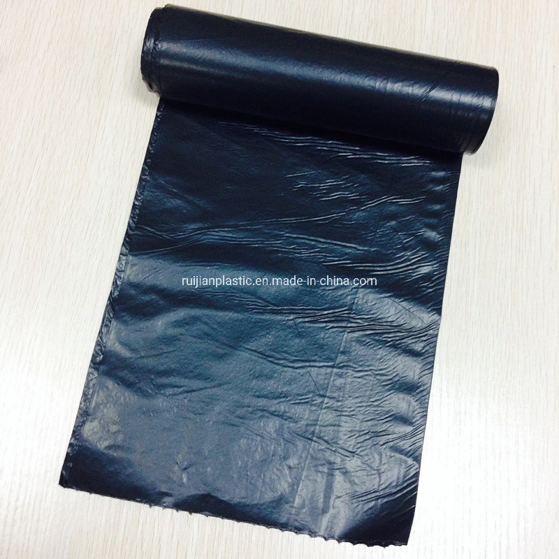 HDPE/LDPE Heavy Duty Plastic Black Can Liners Trash Garbage Bag on Roll