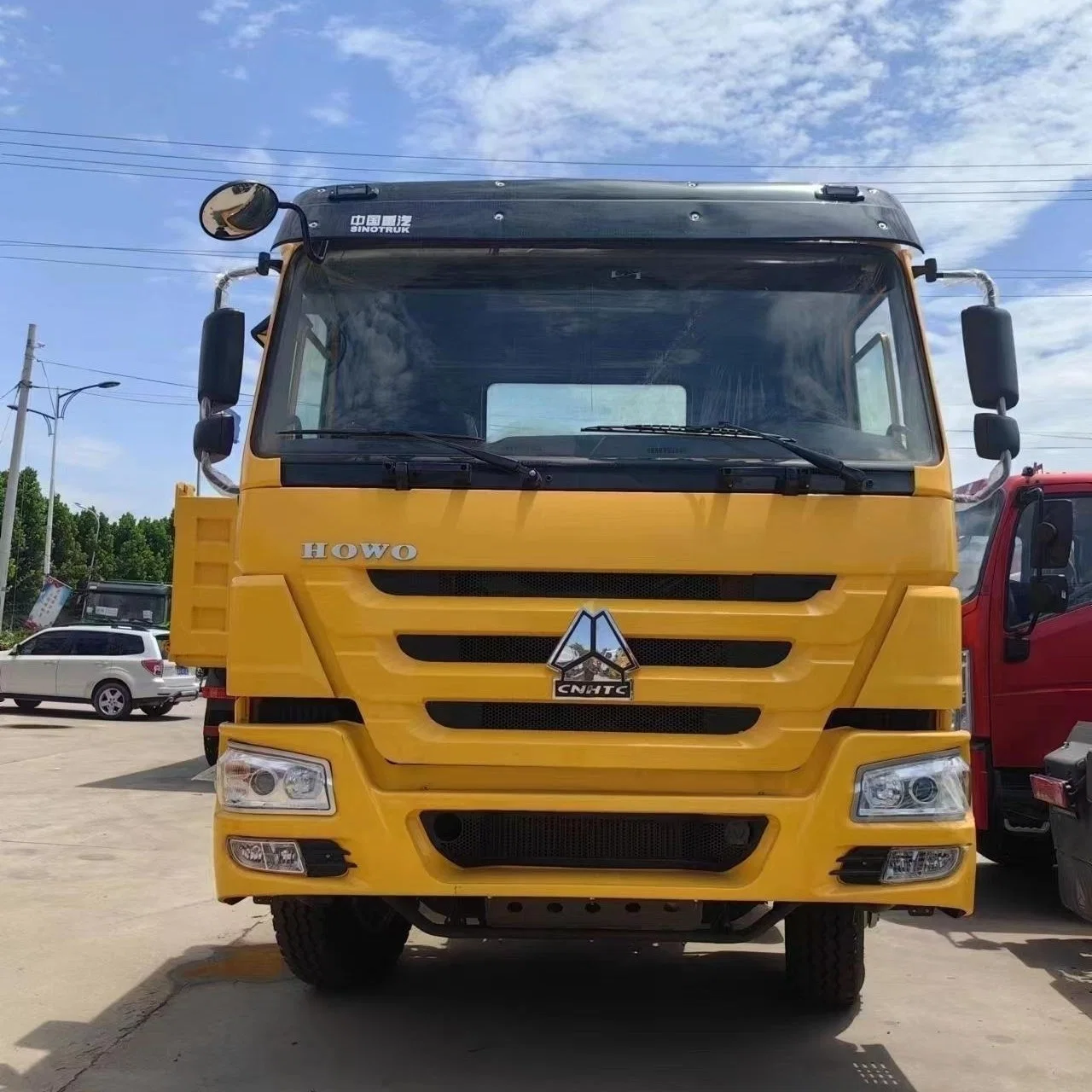 Shandong Factory Price 8X4 Wheels Heavy Duty Sinotruk HOWO Used Dumper Truck