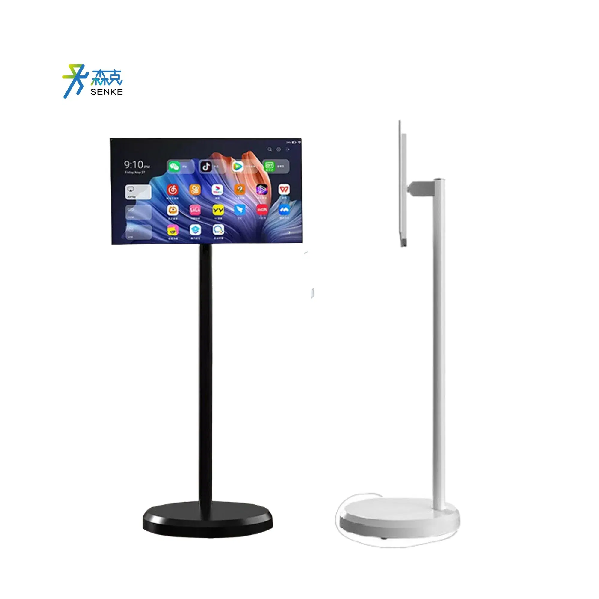 21.5 32 Inch Android Tablet PC Standby Me 1080P Portable Touch Screen Wireless Monitor Built-in Battery Moveable Stand