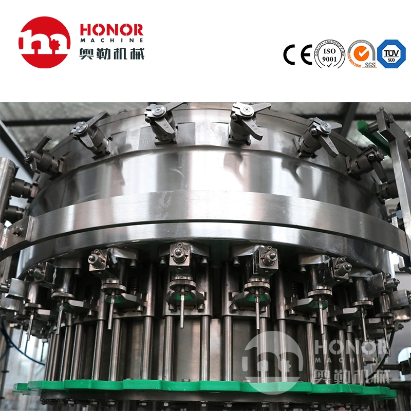 High Power Filling Sealing Device for Carbonated Drink/Mineral Water/Juice Production Line