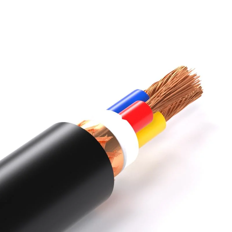 Rendimiento de alta calidad/alto costo de salida de fábrica de cobre PVC Cable blindado de 2 Núcleos de cable de fibra óptica