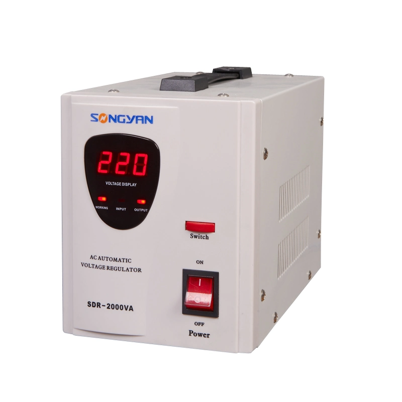 Regulador de tensão automático de 220 V, fase única, regulador de tensão de corrente de 3 kVA, várias de boa qualidade 2KvA