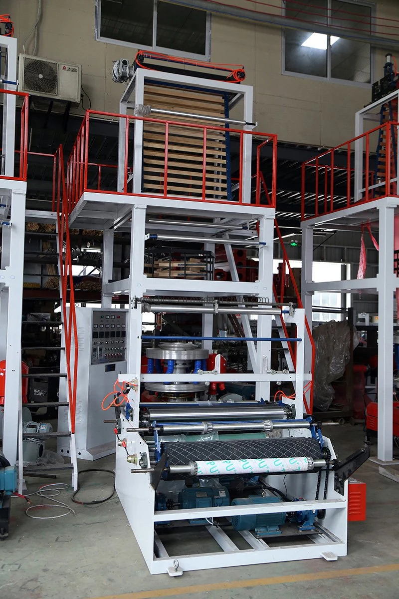 High Output PE Heat Shrink Film Blowing Machine with Plastic Biodegradable Film Blowing Machine