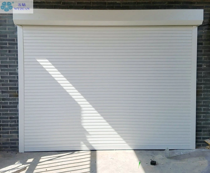 White Automatic Aluminum Alloy Roller Shutter Door / Gate for Garage or Warehouse