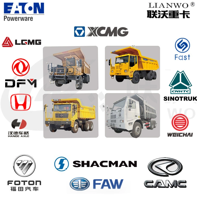 As peças de Caminhões de Despejo pesados HOWO FAW Shacman Beiben Foton Dongfeng Weichai para venda