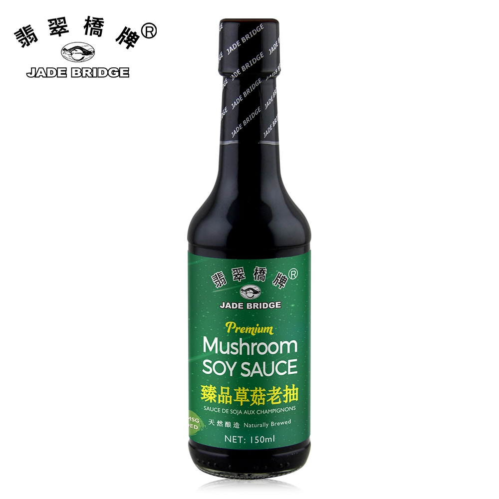 Pilzsauce Premium Dark Soy Sauce 625 Ml Jade Bridge Marke natürlich gebraute Halal/BRC/HACCP/ISO/FDA-zertifizierte Würzmischung