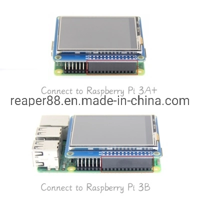 2.4Inch Rpi módulo de visualización con resolución 320x240 y de la RTP admite Raspbian System, Sistema de Ubuntu, Kali Linux