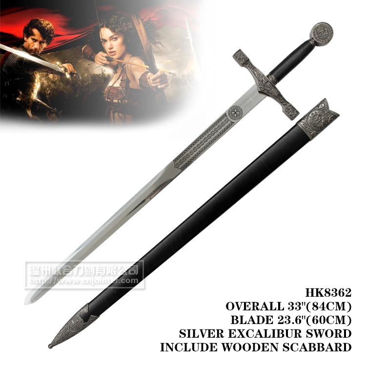 Silver Excalibur Sword