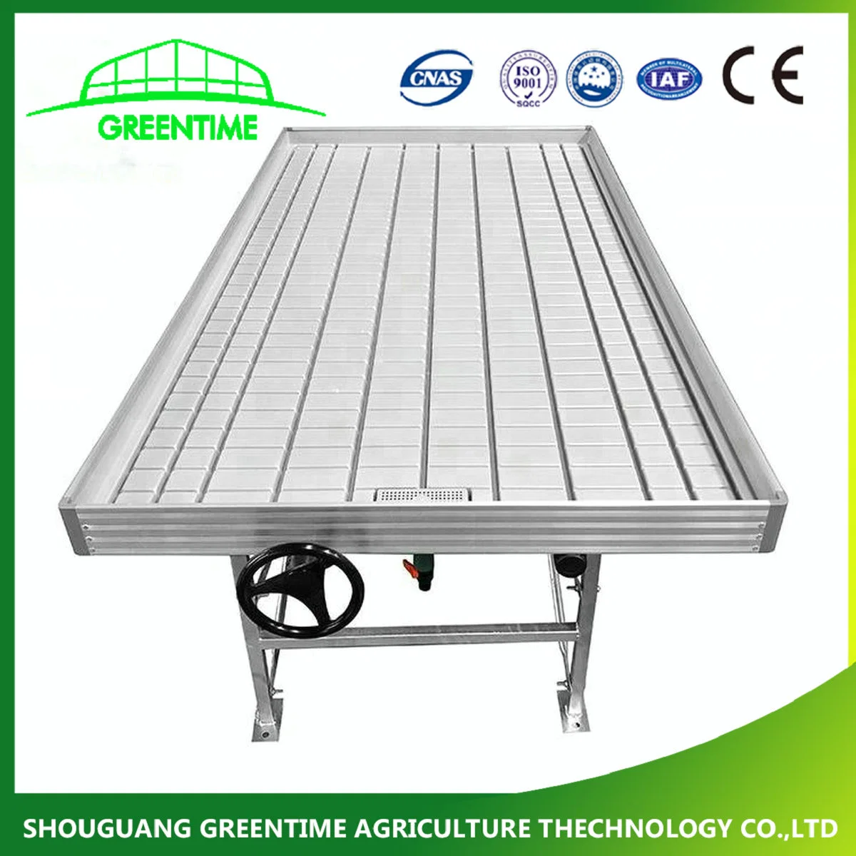 Greenhouse Garden Ebb and Flow Ebb Flow Rolling Benches with Food Grade ABS