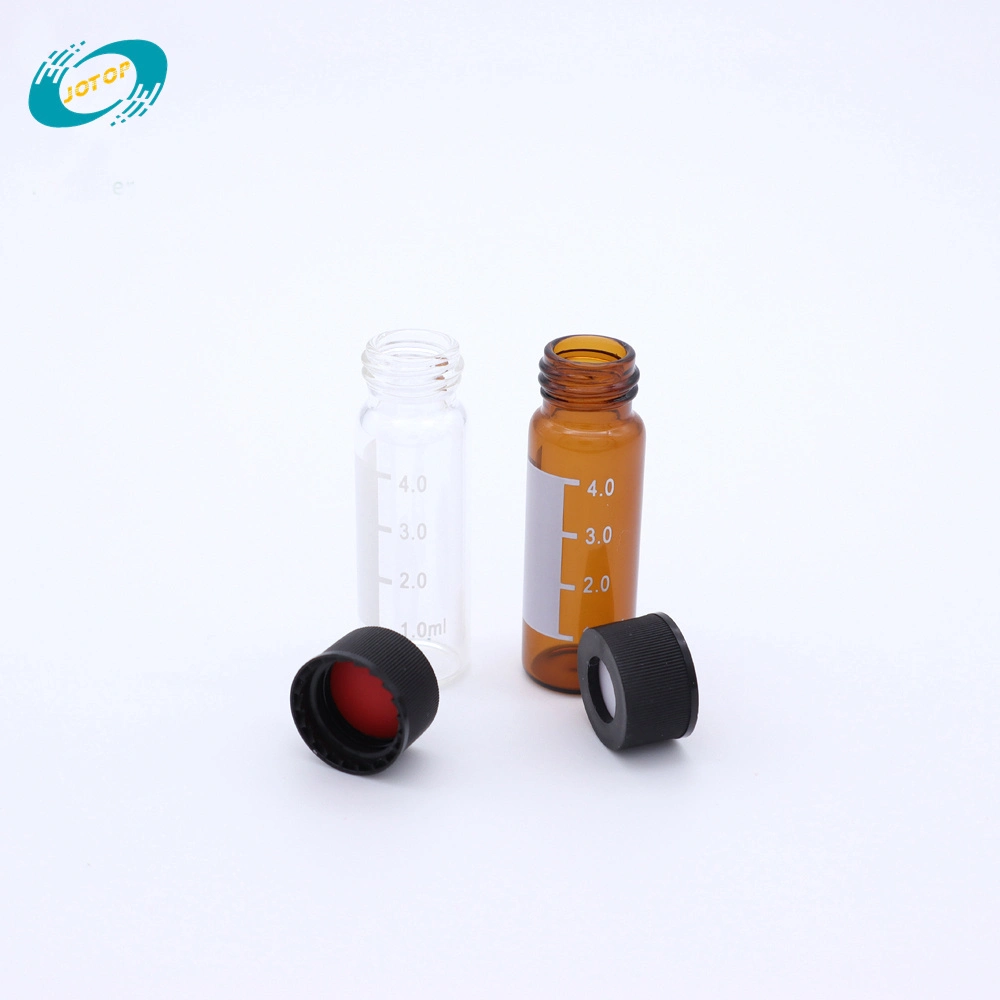 Autosampler HPLC Amber Glass Vial Bottles with Write-on Spot