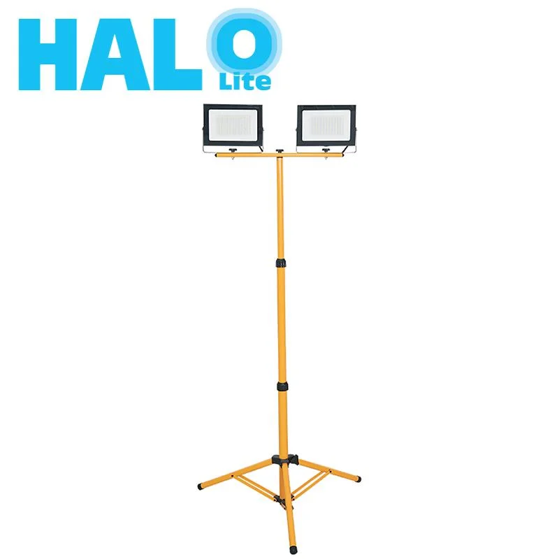 Halolite Double Head Series Plug-in Convenient Tripod Ultra Bright Flood Light