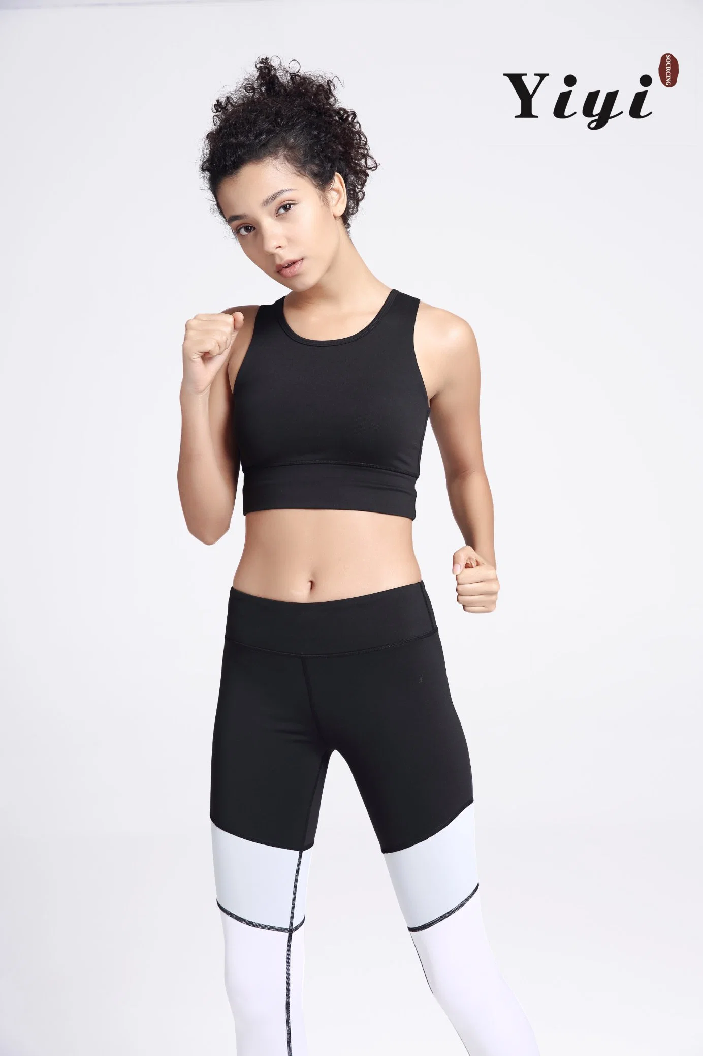 Commerce de gros nouvelle mode coupe basse élingue Bodysuits Yoga pantalon décontracté Veste Slim sportwear