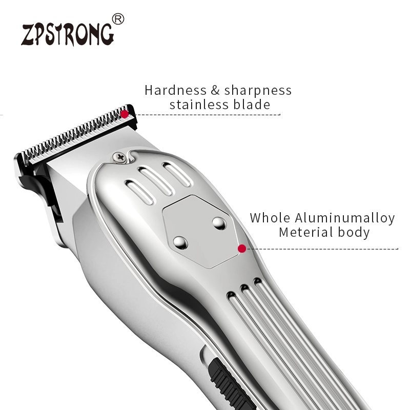 All Metal Zero Gapped Electric Rechargeable Mini Professional Men Hair Cutting Hair Trimmer