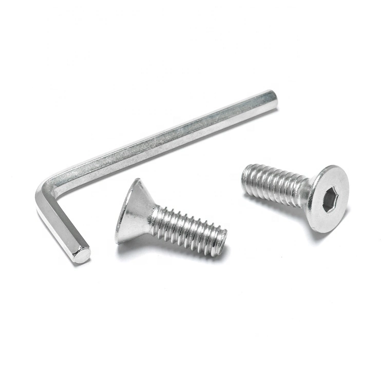 Stainless Steel DIN7991 M3-M16 Hex Socket Countersunk Flat Head Screws