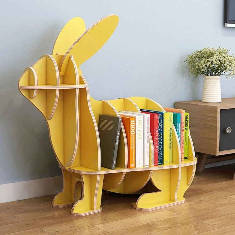 Holz Tier Stil Frei Stehende Display Rack Home Office Kids Schlafzimmer Möbel Sets